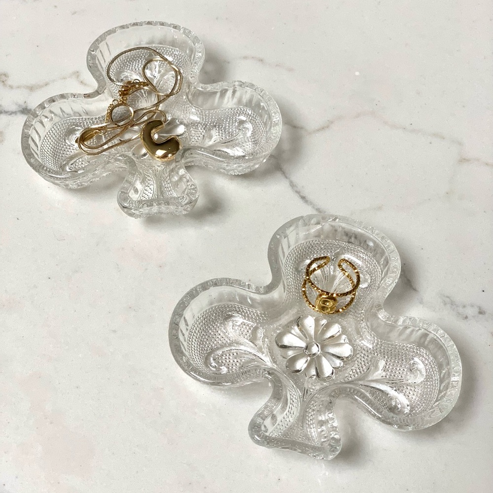 Indiana glass tiara spade dishes